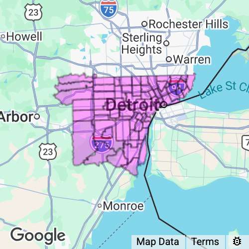 Wayne County Michigan real estate agent mailing area