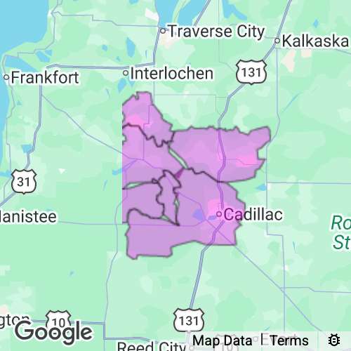 Wexford County Michigan real estate agent mailing area