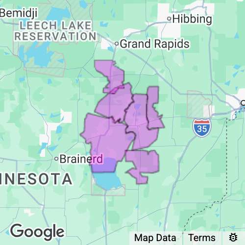AITKIN county map