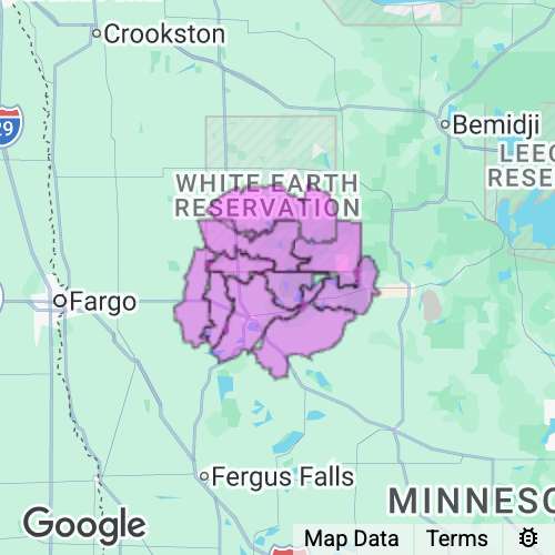 BECKER county map