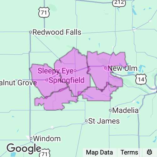 BROWN county map