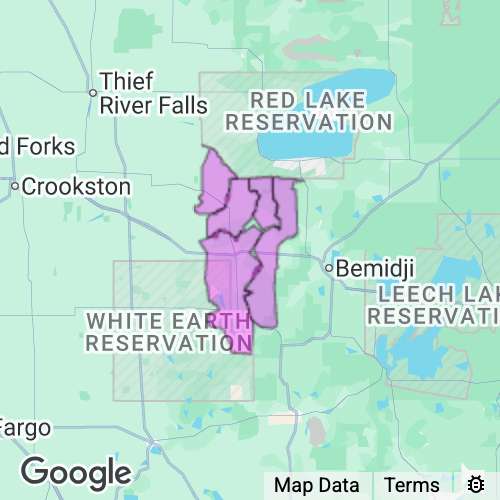 CLEARWATER county map