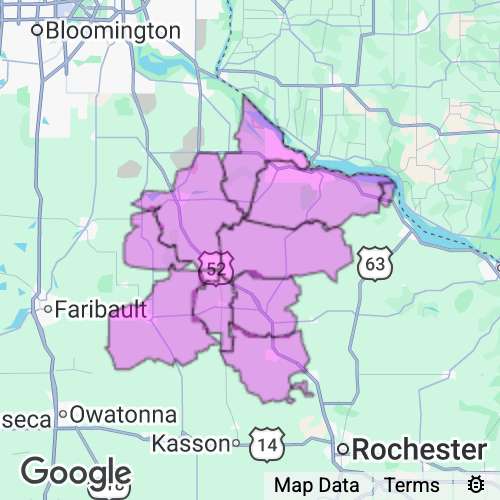 GOODHUE county map