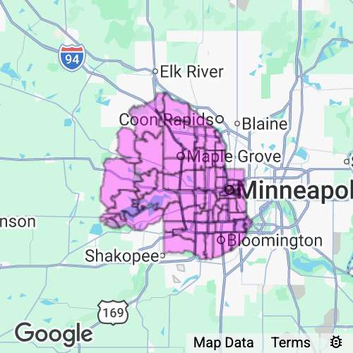 HENNEPIN county map