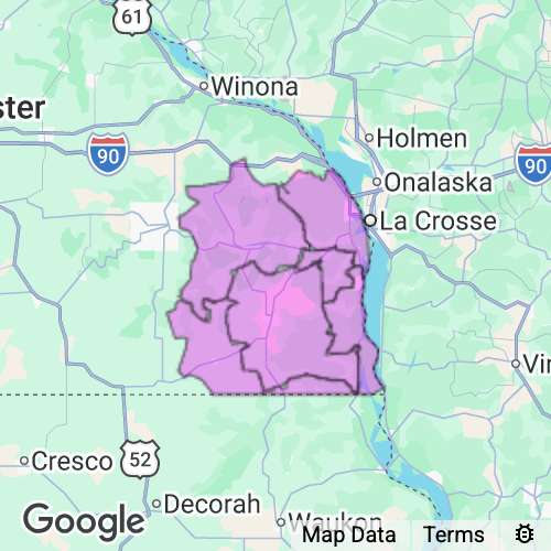 HOUSTON county map