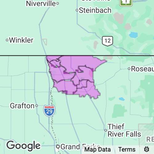 KITTSON county map
