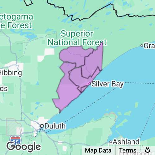 LAKE county map
