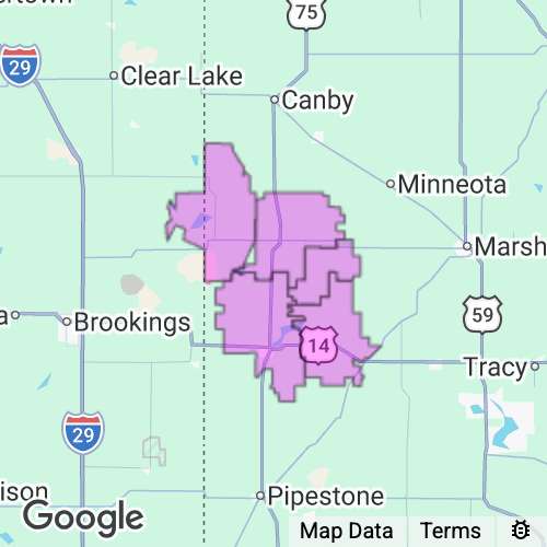LINCOLN county map