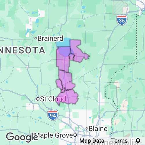 MILLE LACS county map