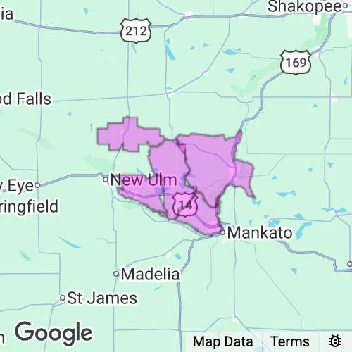 NICOLLET county map