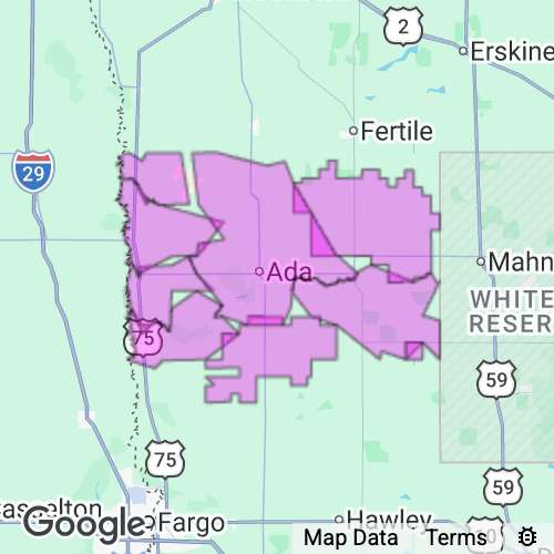 NORMAN county map