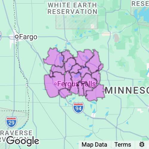 OTTER TAIL county map