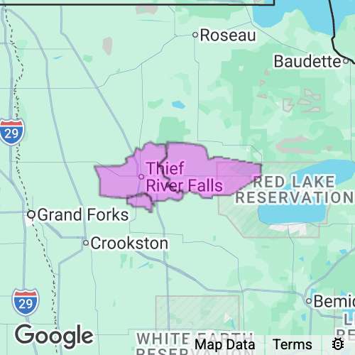 PENNINGTON county map