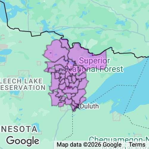 SAINT LOUIS county map