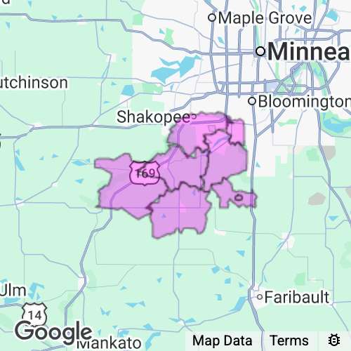 SCOTT county map