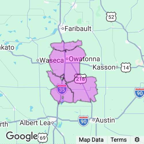 STEELE county map