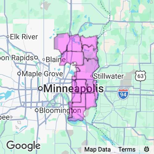 WASHINGTON county map