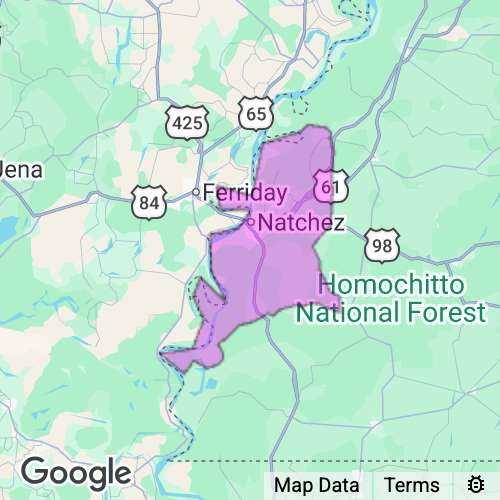 Adams County Mississippi real estate agent mailing area