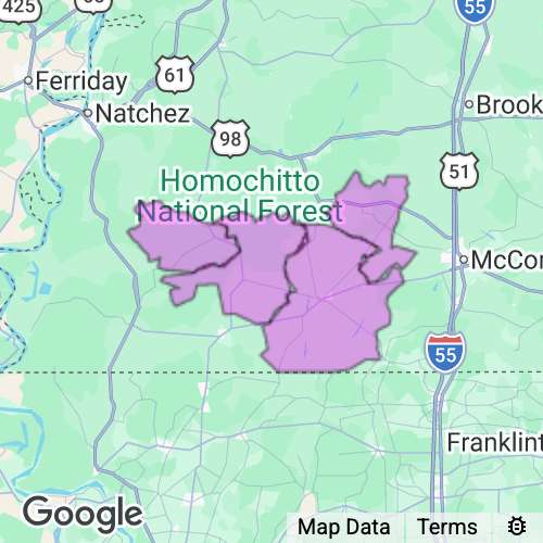Amite County Mississippi real estate agent mailing area