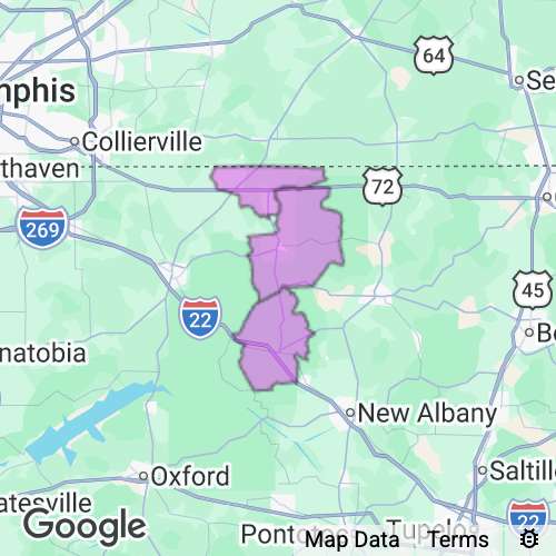 Benton County Mississippi real estate agent mailing area
