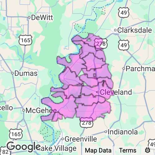 Bolivar County Mississippi real estate agent mailing area