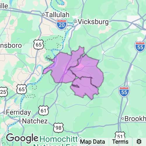 Claiborne County Mississippi real estate agent mailing area