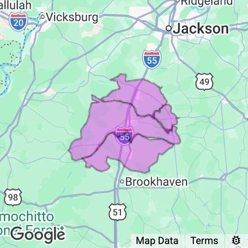 Copiah County Mississippi real estate agent mailing area