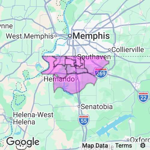 Desoto County Mississippi real estate agent mailing area