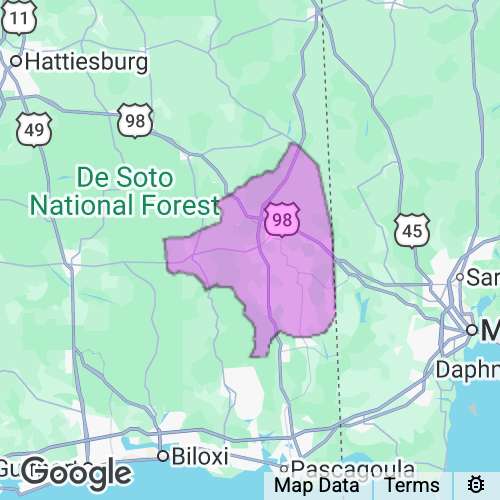 George County Mississippi real estate agent mailing area