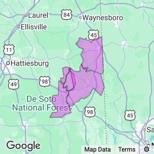 Greene County Mississippi real estate agent mailing area