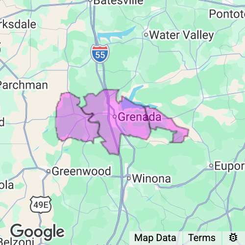 Grenada County Mississippi real estate agent mailing area