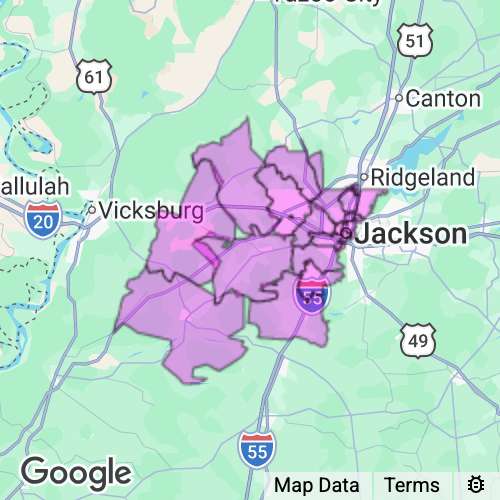 Hinds County Mississippi real estate agent mailing area