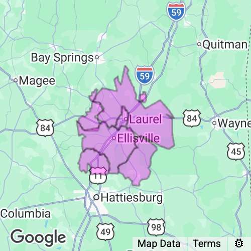 Jones County Mississippi real estate agent mailing area