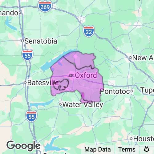 Lafayette County Mississippi real estate agent mailing area