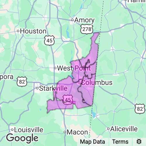 Lowndes County Mississippi real estate agent mailing area