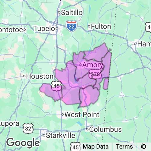 Monroe County Mississippi real estate agent mailing area