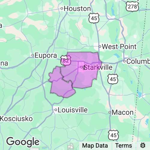 Oktibbeha County Mississippi real estate agent mailing area