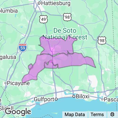 Stone County Mississippi real estate agent mailing area