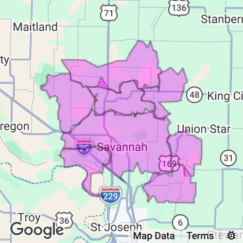 Andrew County Missouri real estate agent mailing area