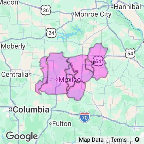 Audrain County Missouri real estate agent mailing area