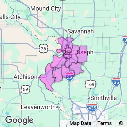 Buchanan County Missouri real estate agent mailing area