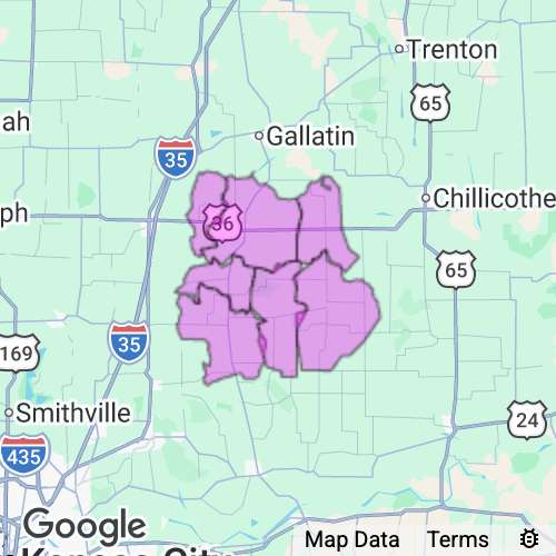 Caldwell County Missouri real estate agent mailing area