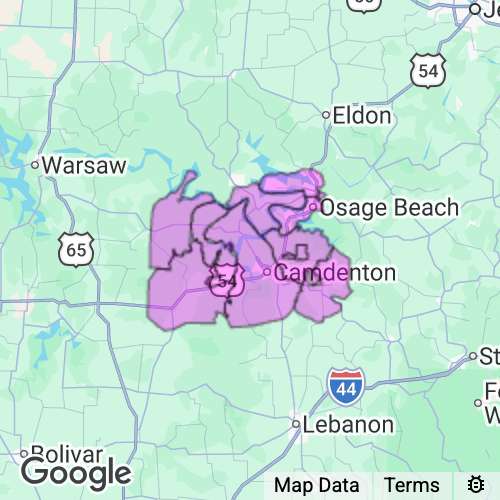 Camden County Missouri real estate agent mailing area