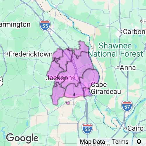 Cape Girardeau County Missouri real estate agent mailing area