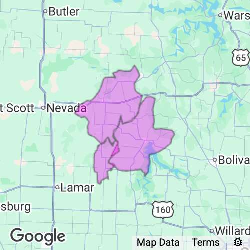 Cedar County Missouri real estate agent mailing area