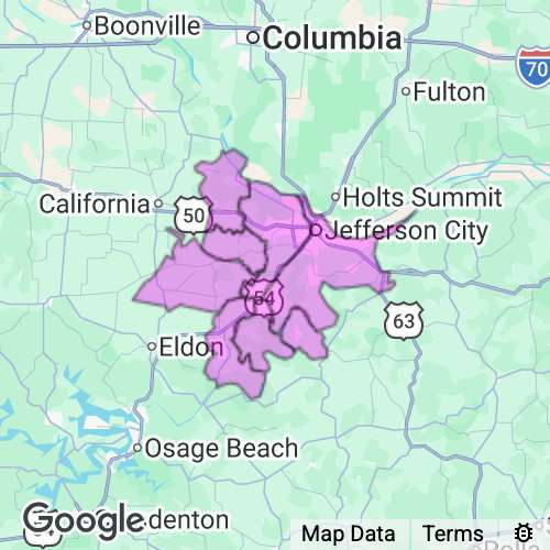 Cole County Missouri real estate agent mailing area