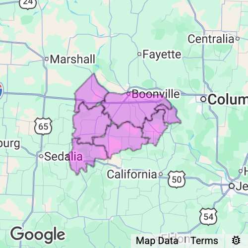 Cooper County Missouri real estate agent mailing area