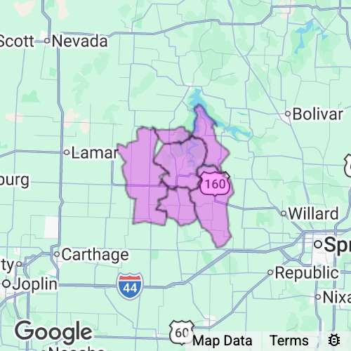 Dade County Missouri real estate agent mailing area