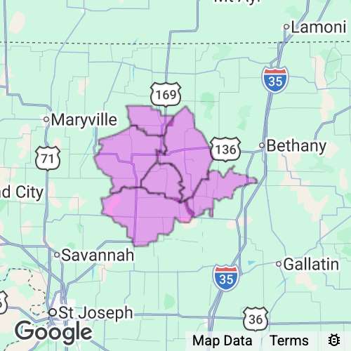 Gentry County Missouri real estate agent mailing area