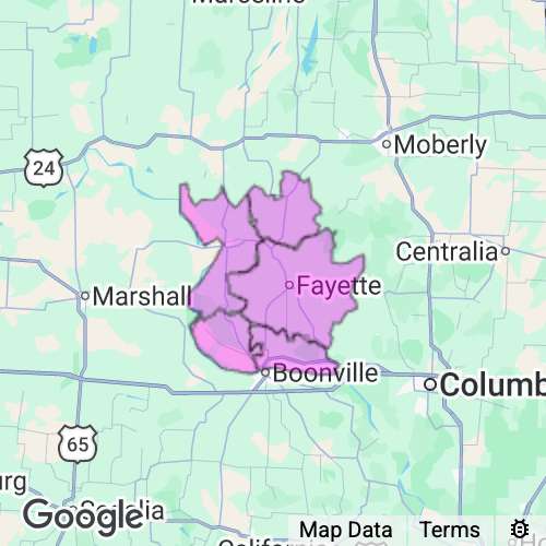 Howard County Missouri real estate agent mailing area